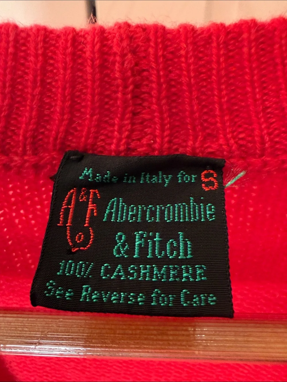 Vintage Abercrombie & Fitch cashmere Heritage Prep Vest Layering Vest